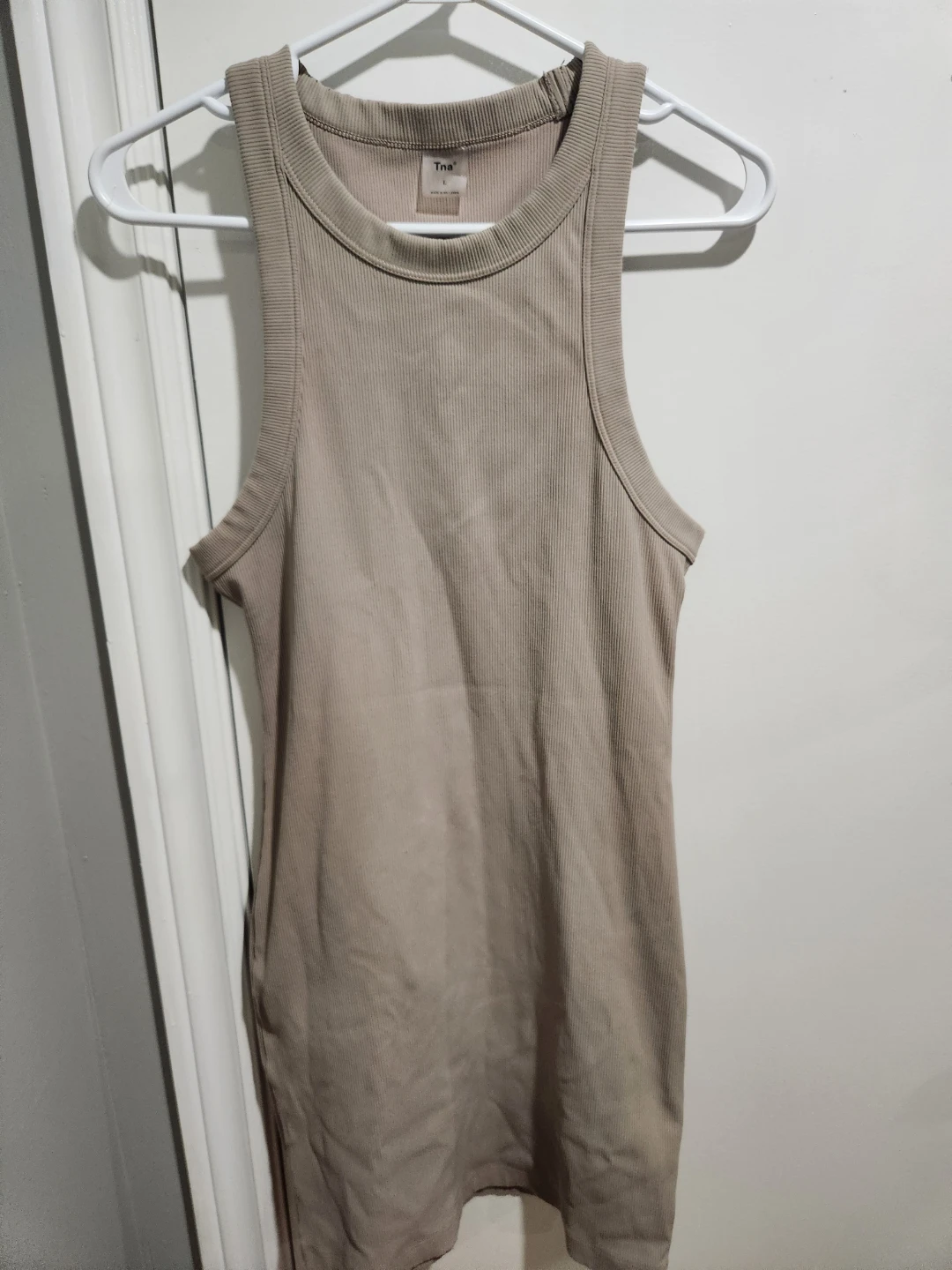 Aritzia | TNA Ribbed Racerback Mini Dress - photo 4