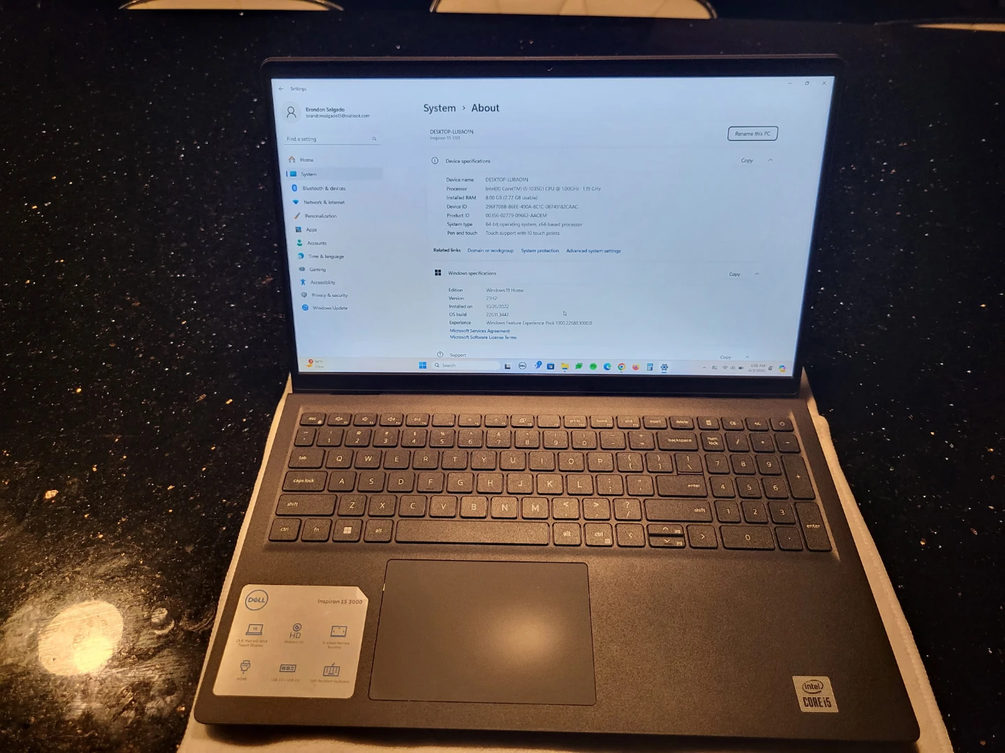 Dell Inspiron 15 3511 3000 - photo 3