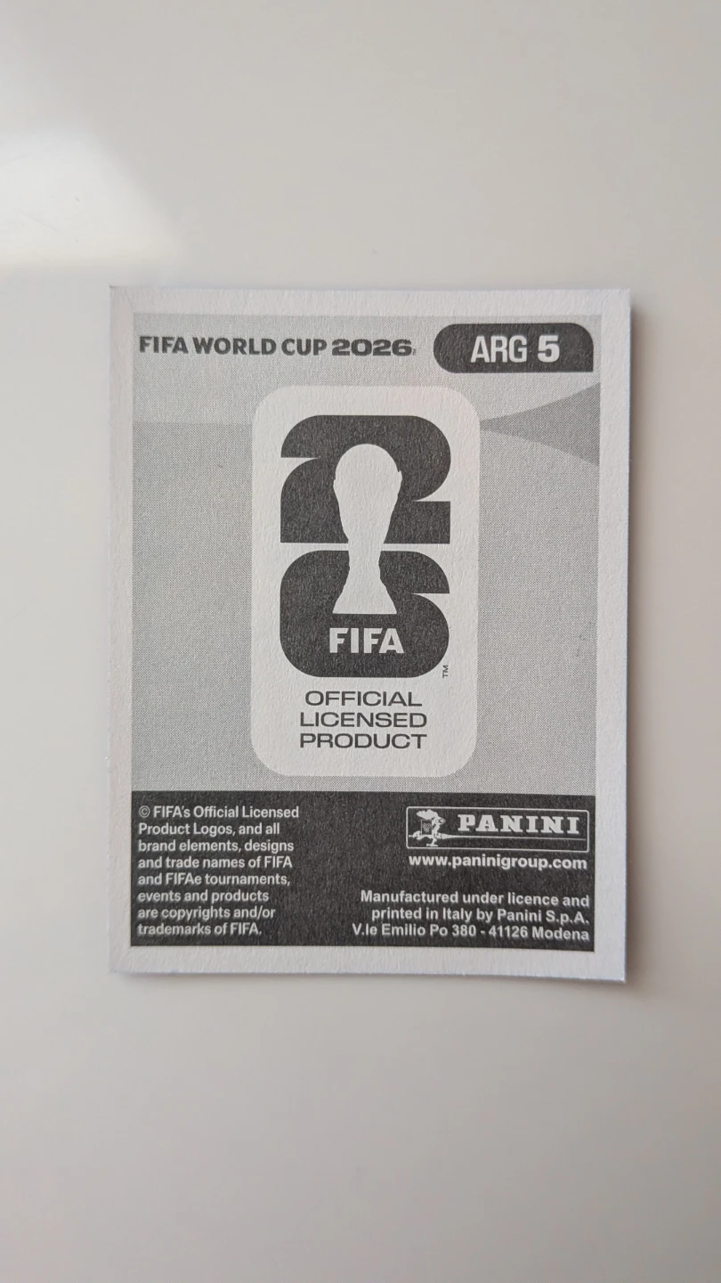 Panini FIFA WC 2026 Sticker - Nicolás Otamendi - Purple Border - photo 2