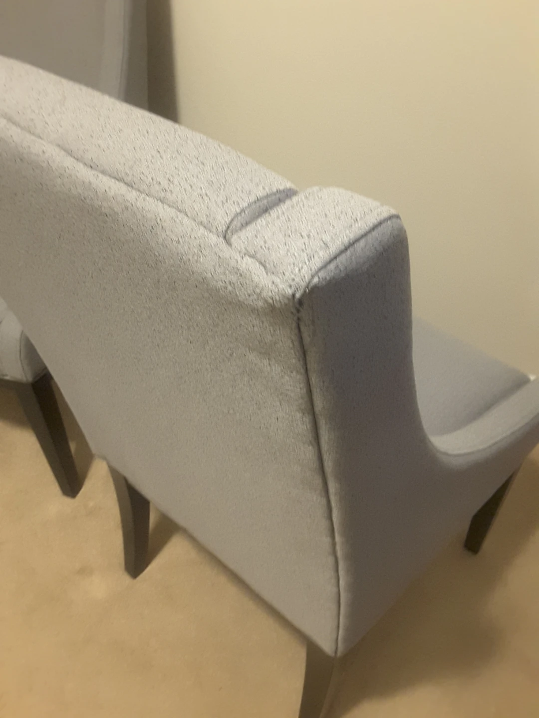 Grey Upholstered Dining Chairs (Set of 4) - photo 2
