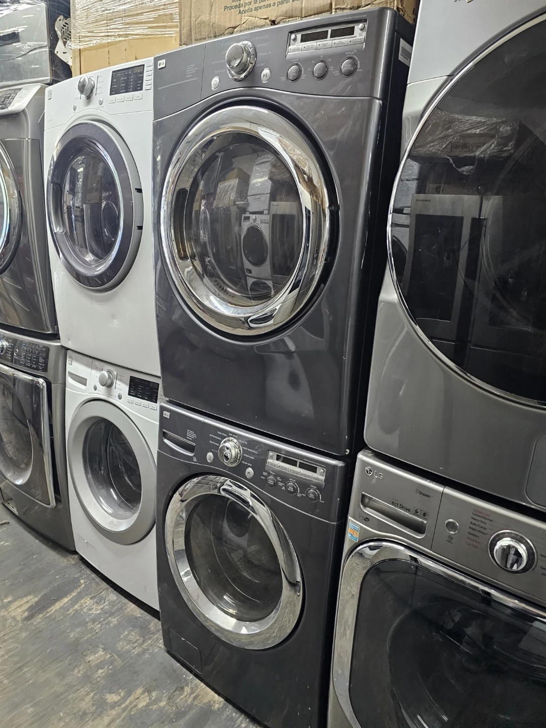 Lg washer and electric dryer set used
