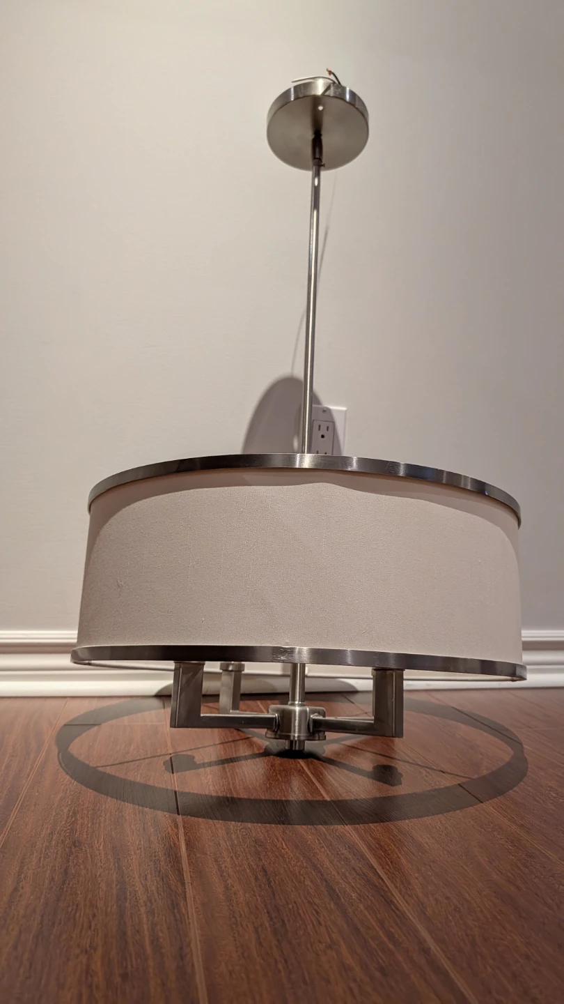 Drum Shade Pendant Light Fixture