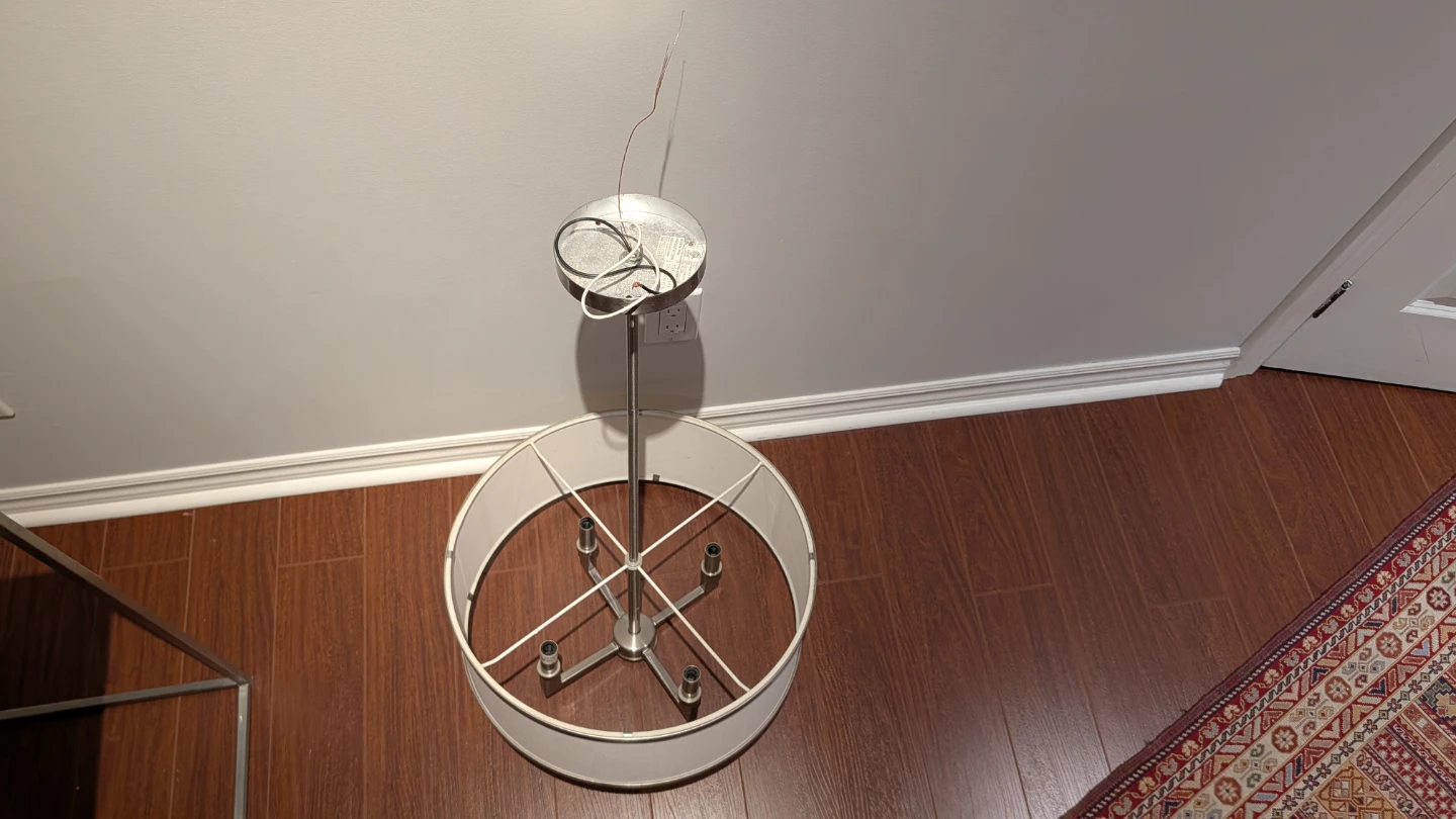 Drum Shade Pendant Light Fixture - photo 2