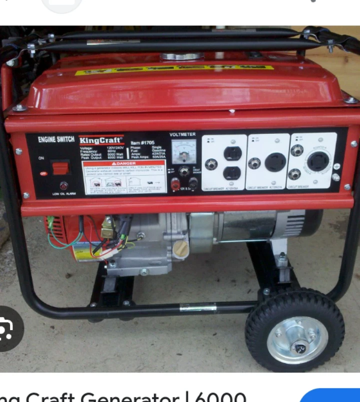 KingCraft 6000 Watt Generator