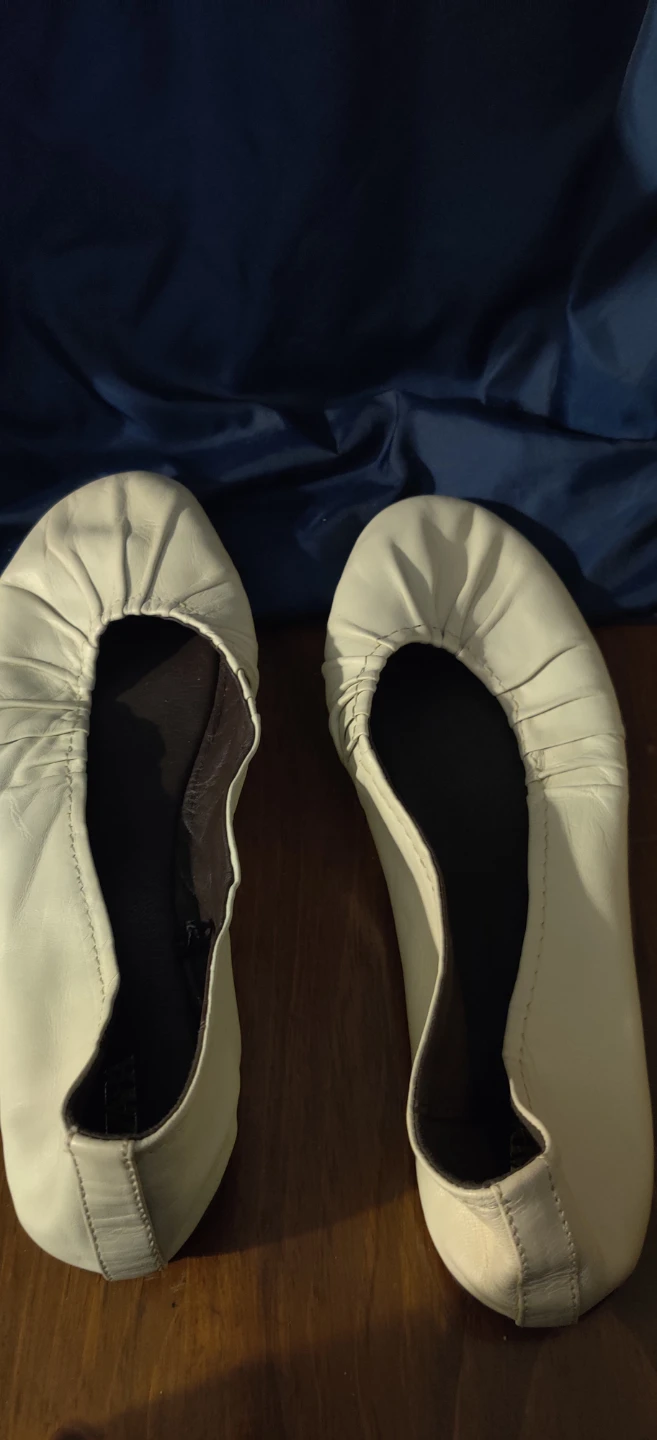 White ZARA Ballet Flats - Size 41