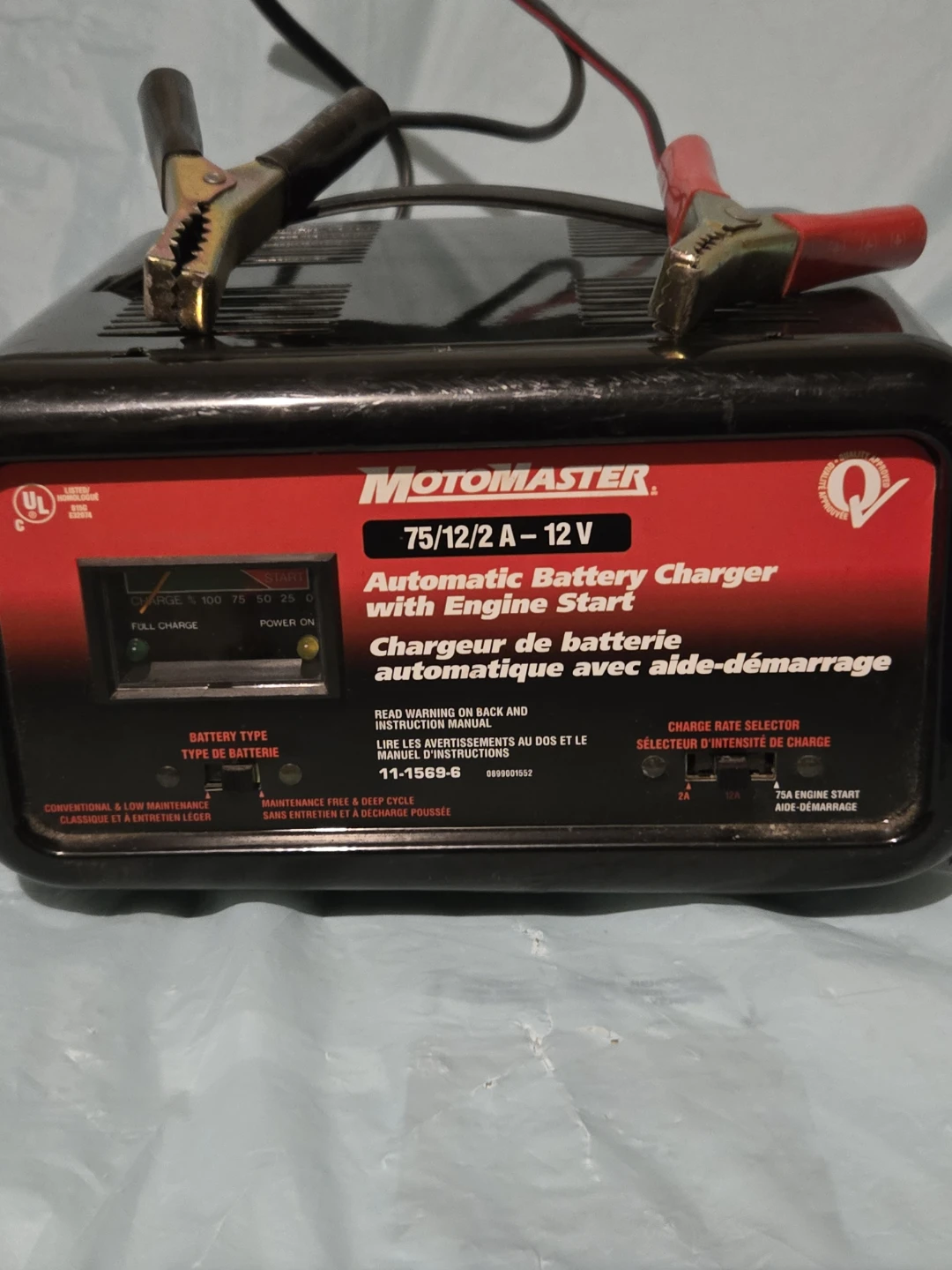 Motor Master Automatic Battery Charger With Engine Start