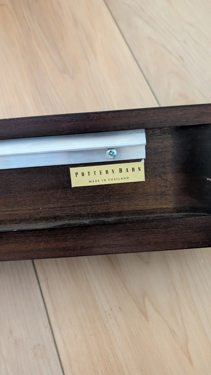 Pottery Barn Wood Shelf