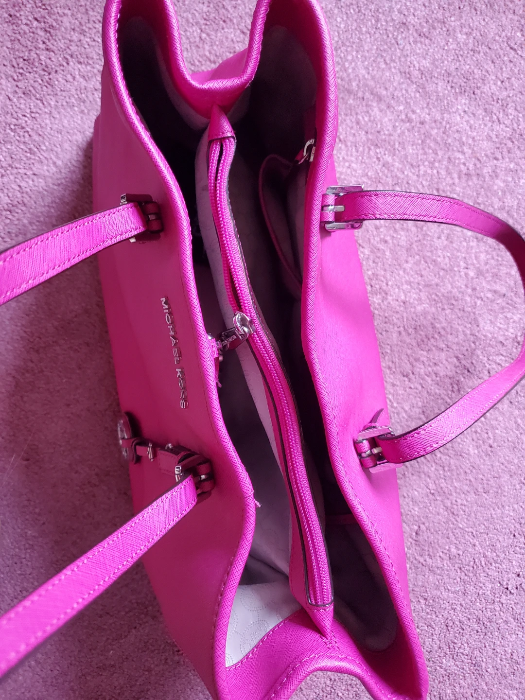 Real Michael Kors Pink Tote Bag - photo 2