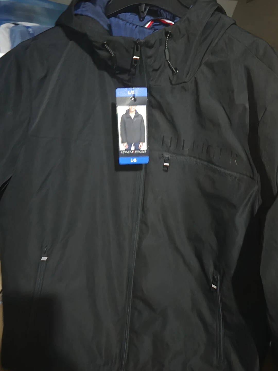 Tommy Hilfiger Black Jacket - Large