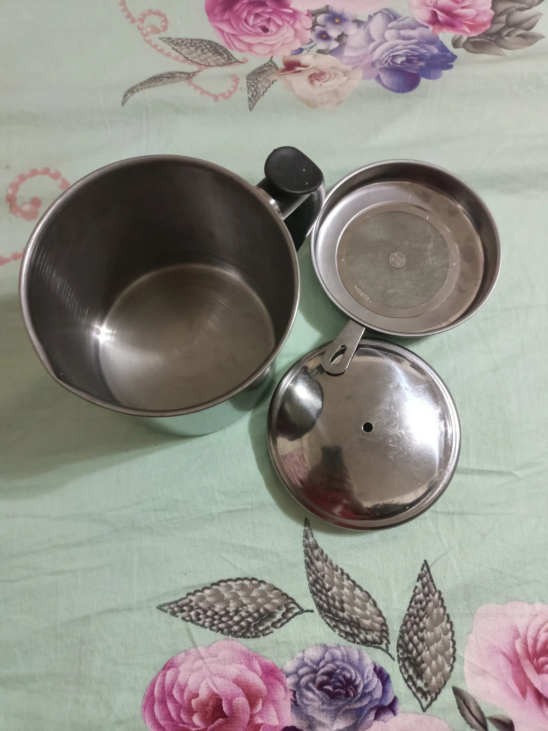 Stainless Steel Coffee Maker with Filter⚽