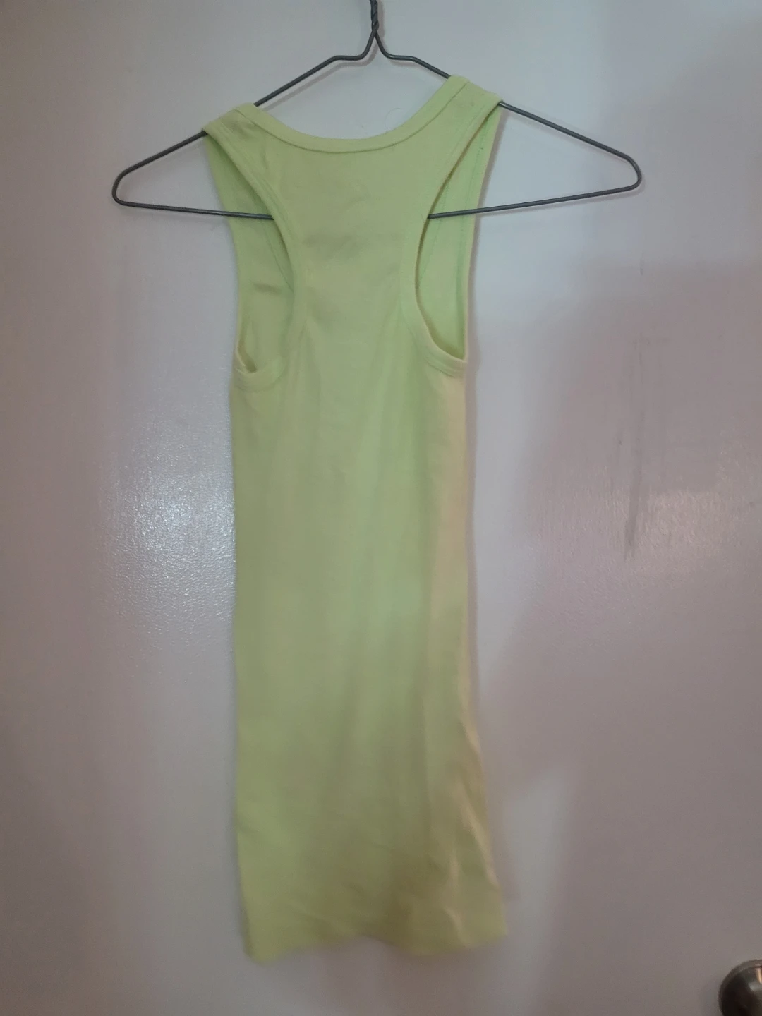 SWS Ribbed Racerback Tank Top - Lime Green - photo 2