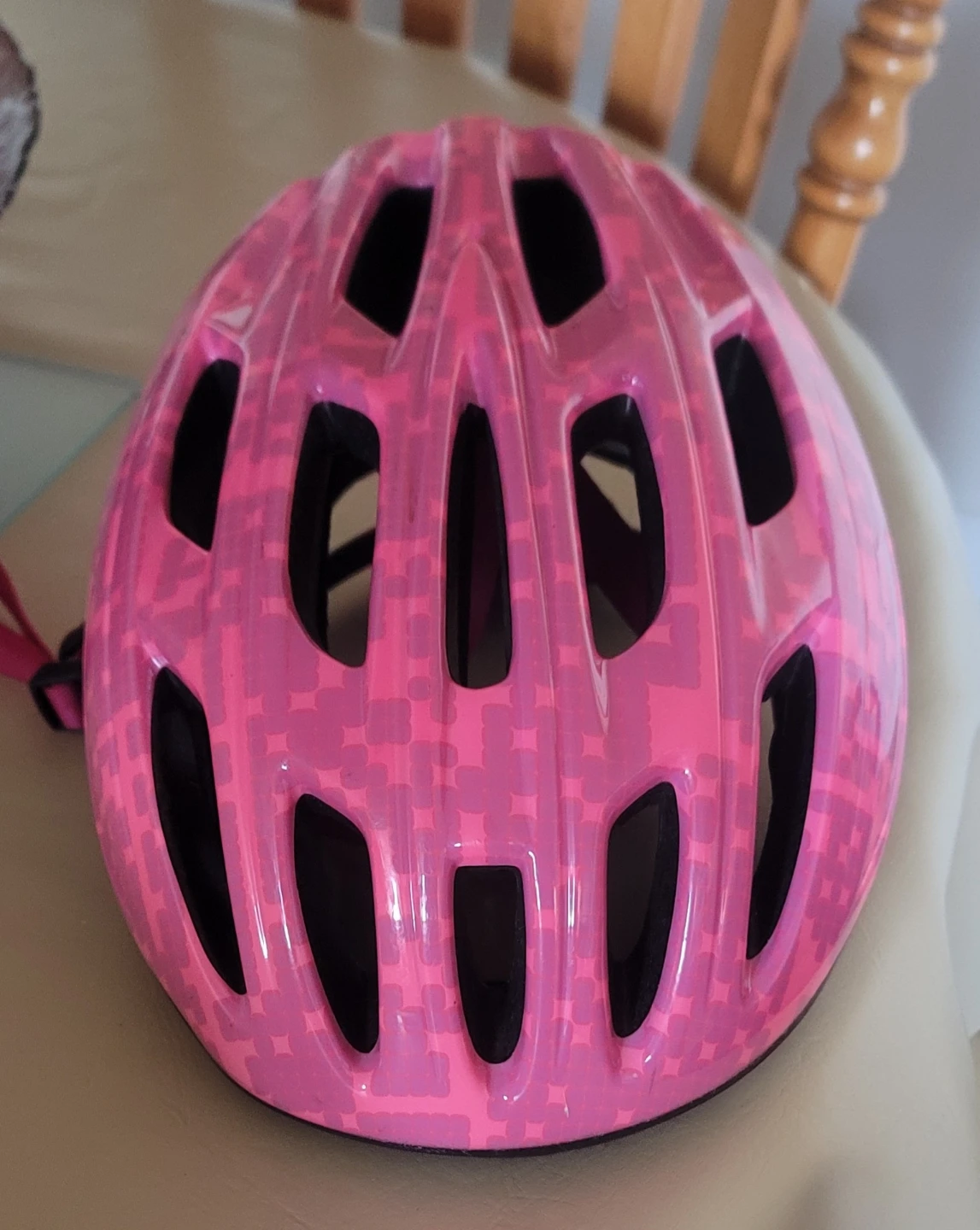 Kids' Pink Bicycle Helmet