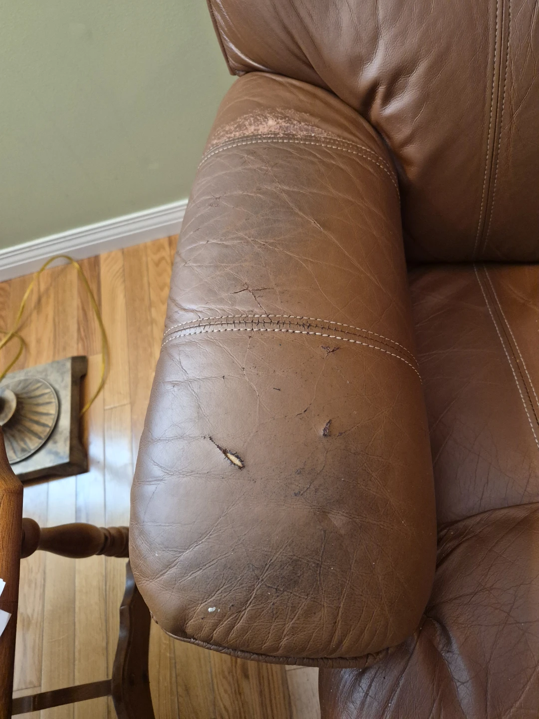 Brown Leather Recliner Chairs - photo 2