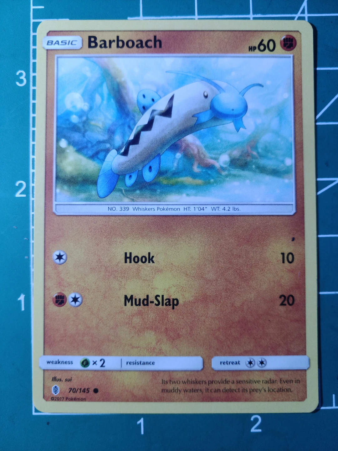 Pokemon Barboach Trading Card