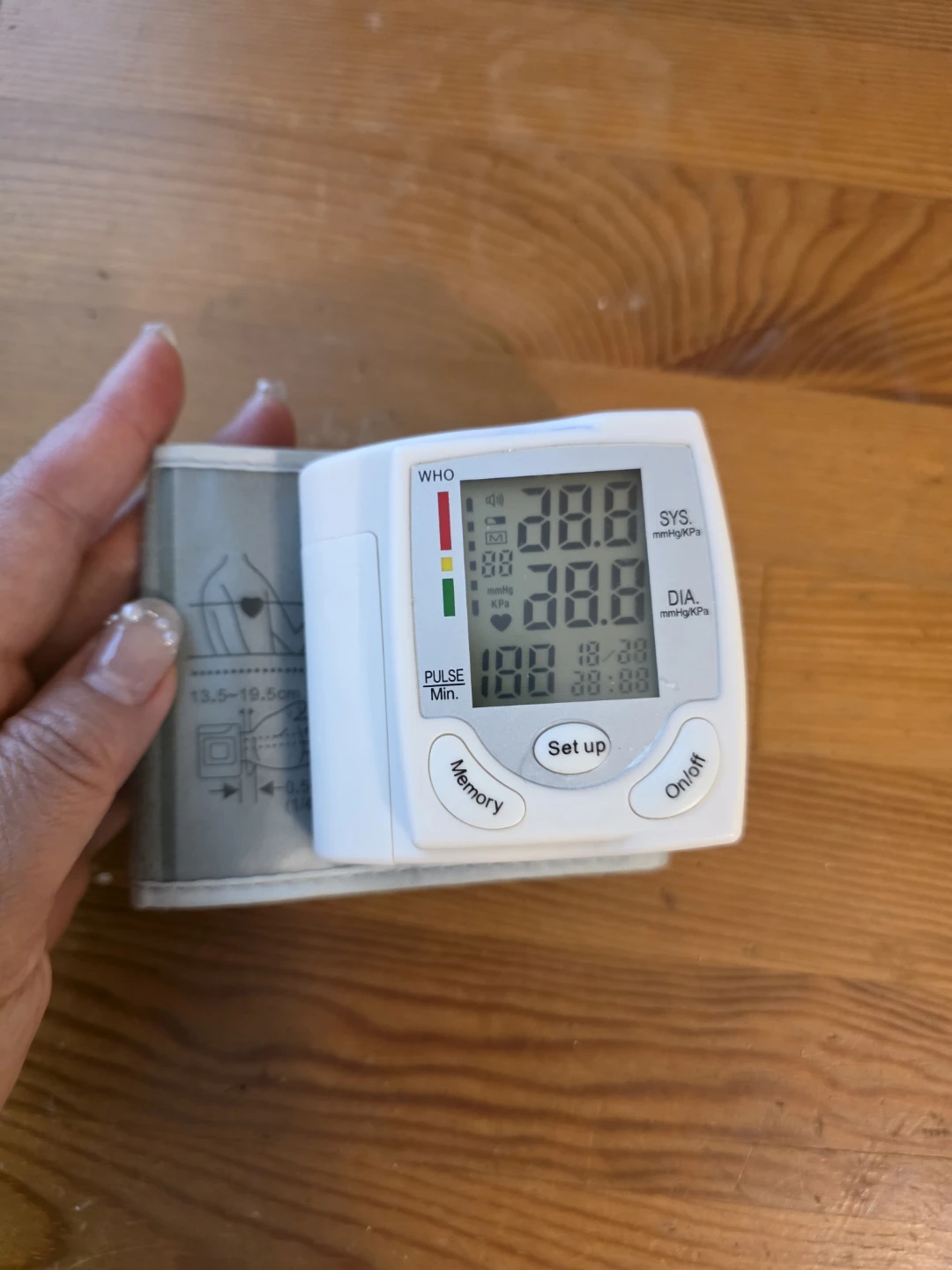 Portable Wrist Blood Pressure Monitor
