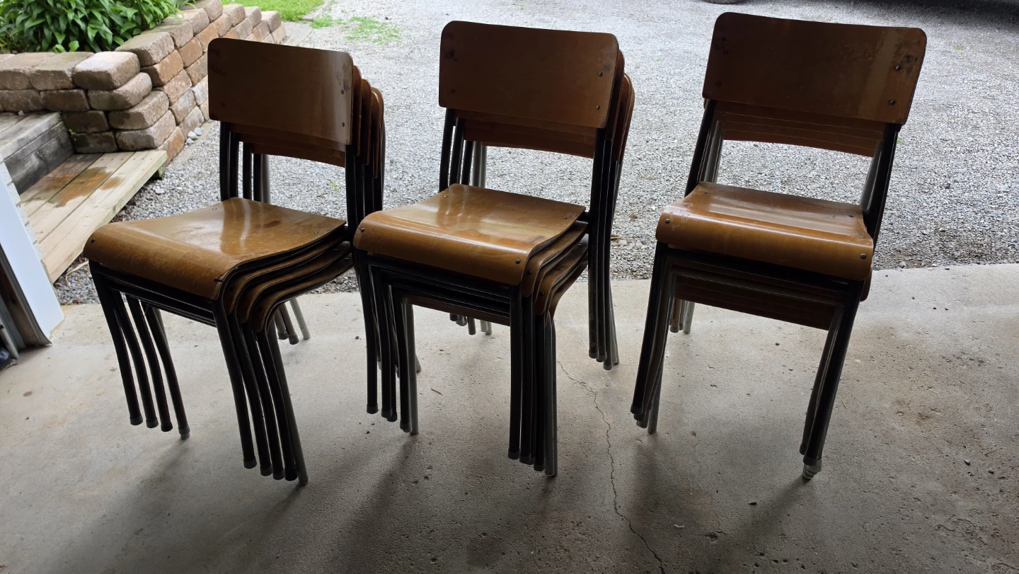 Stacking Chairs (Set of 17) - photo 2