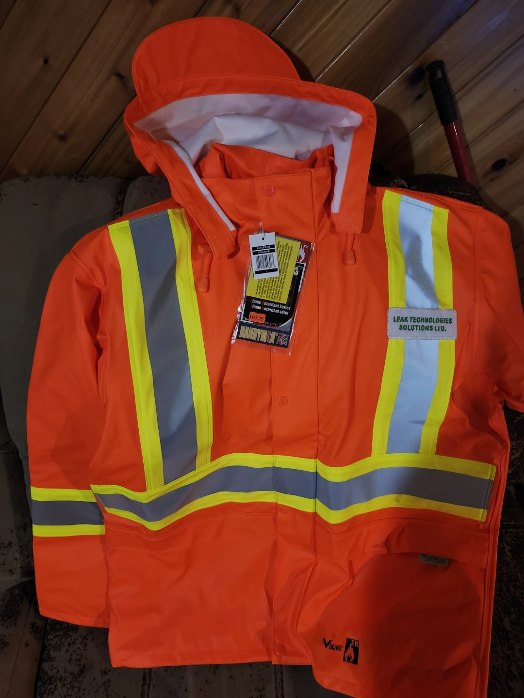 Handyman Flame Retardant Jacket - Orange - Size L