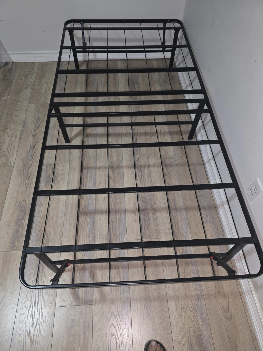 2 Black Metal Bed Frame