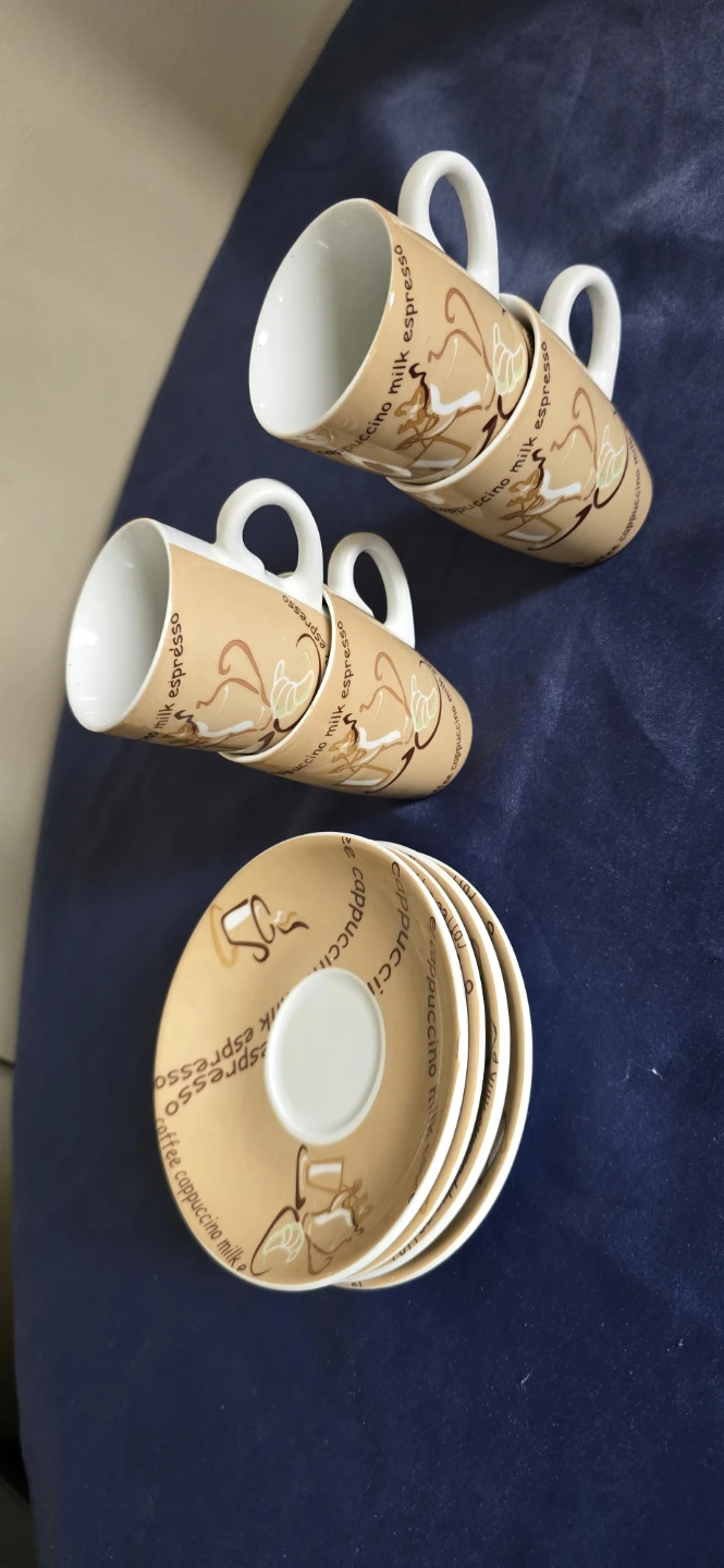 Espresso Coffee Cup and Saucer Set