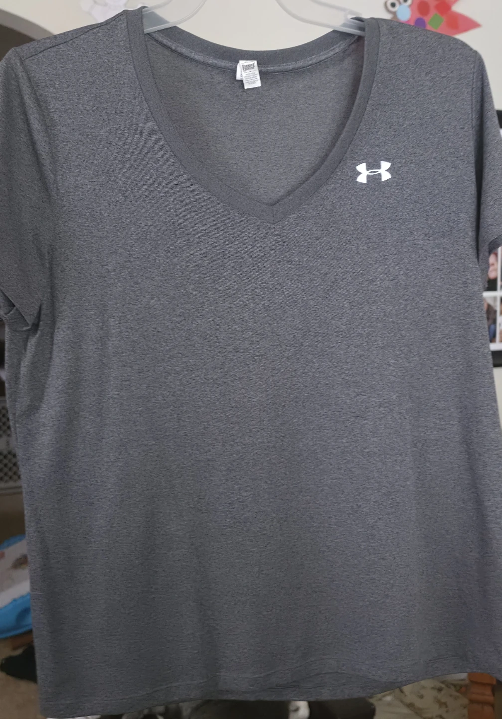 Under Armour Grey V-Neck T-Shirt