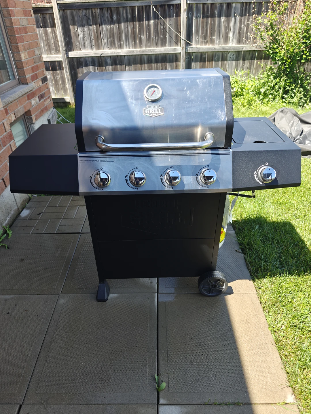 Expert Grill Propane BBQ Grill with Propane cylinder and cover