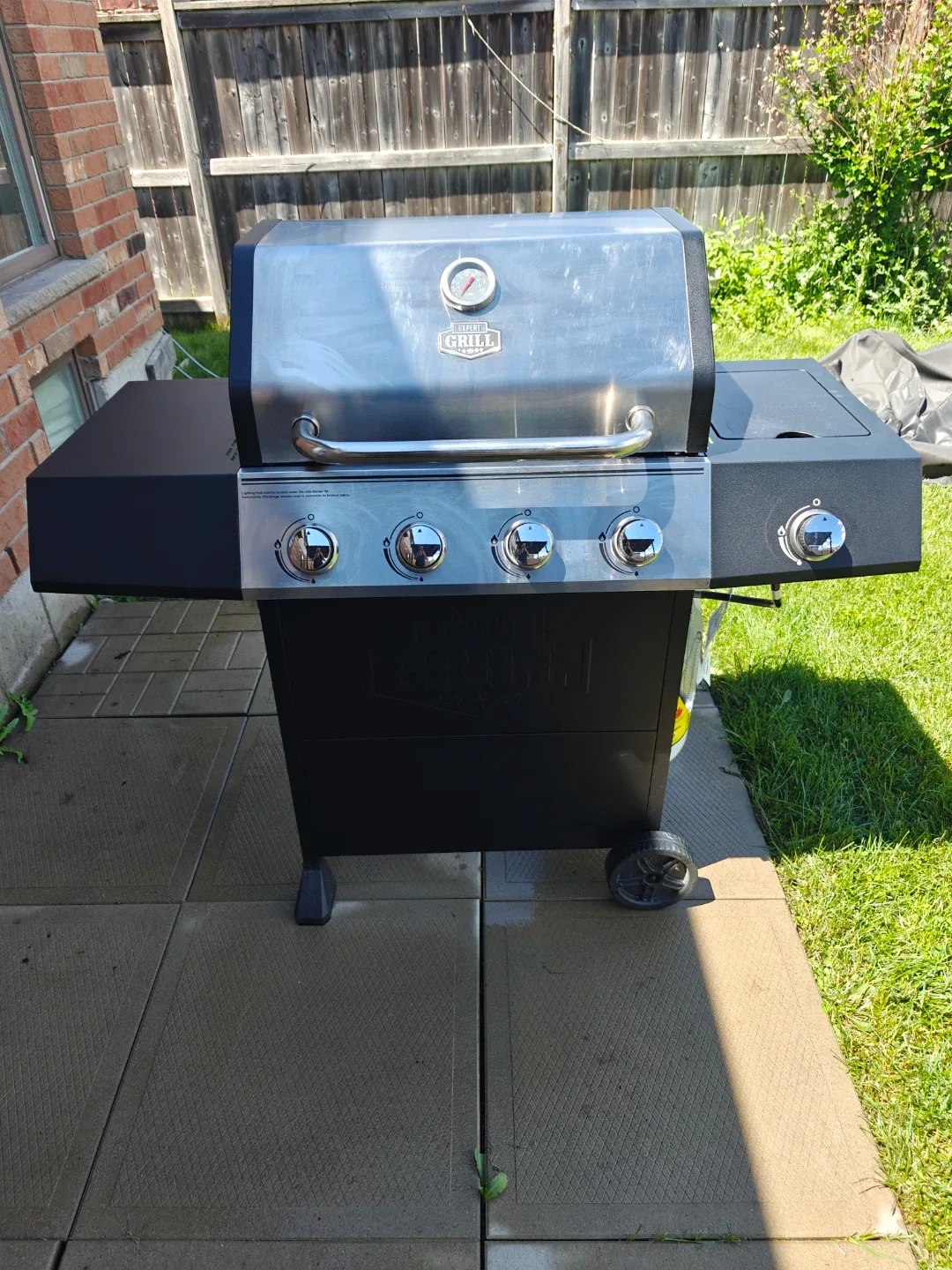 Expert Grill Propane BBQ Grill with Propane cylinder and cover