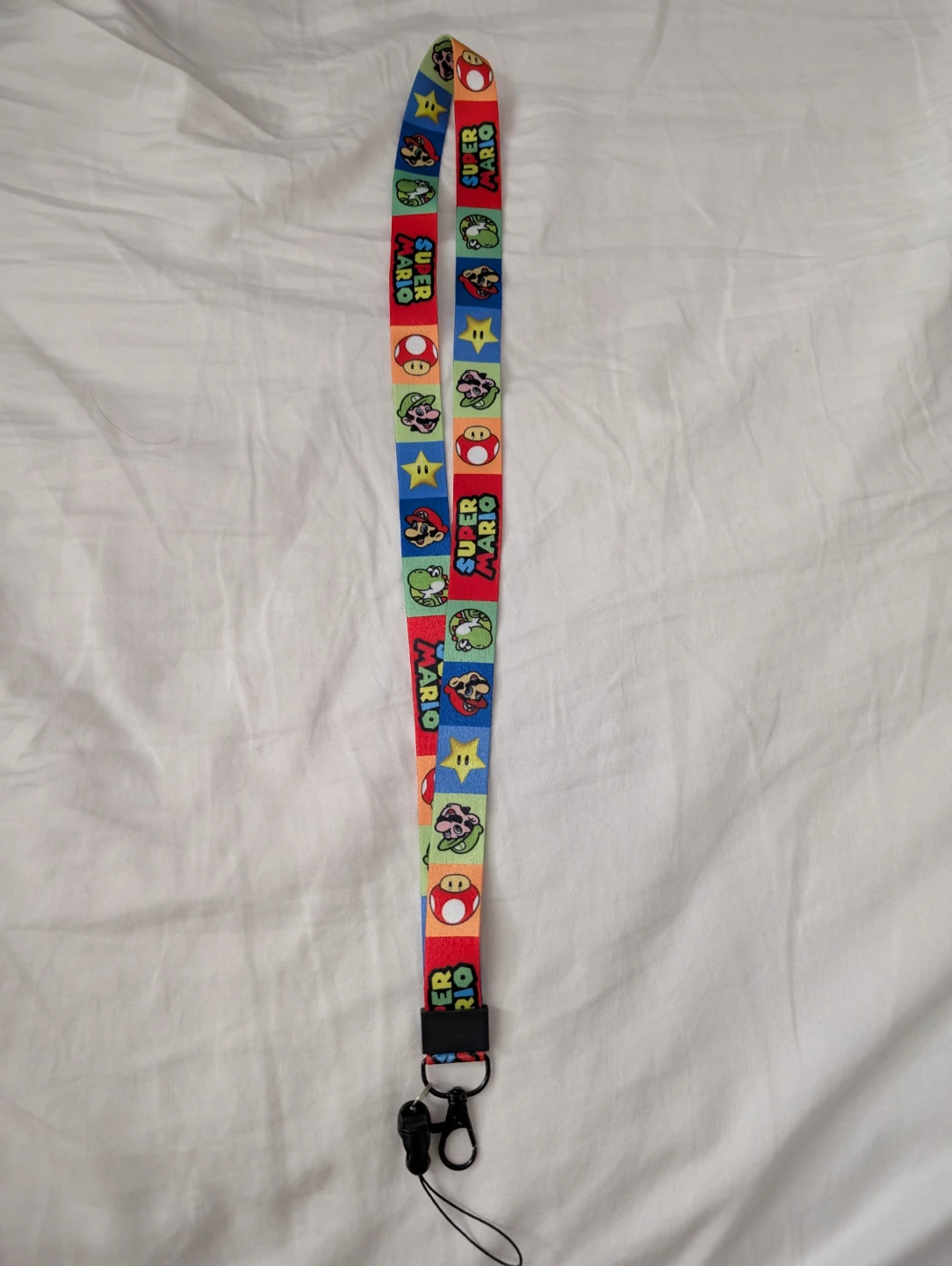 Brand New Super Mario Bros Nintendo Colorful Lanyard