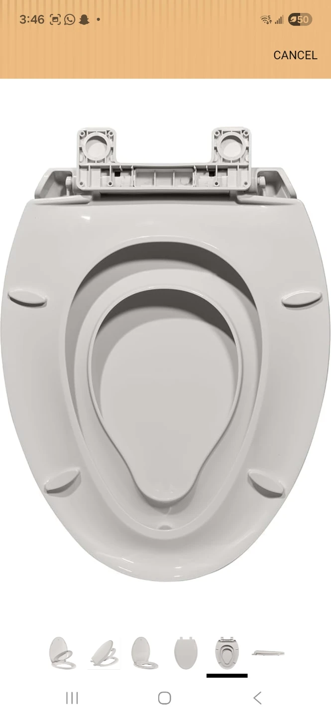 White Toilet Seat with Built-in Toddler Seat - photo 4