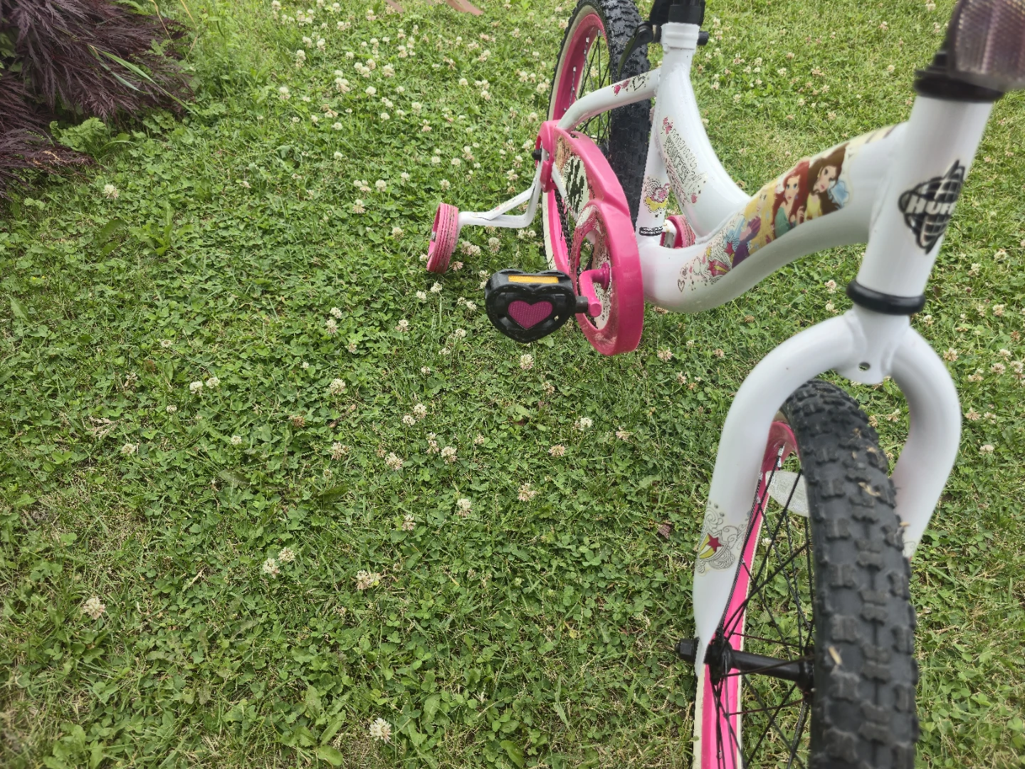 Kids Princess Bike with Training Wheels - photo 3
