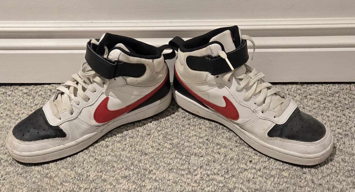Nike Mid-Top Shoes White/Black/Red ⚽️ - photo 3