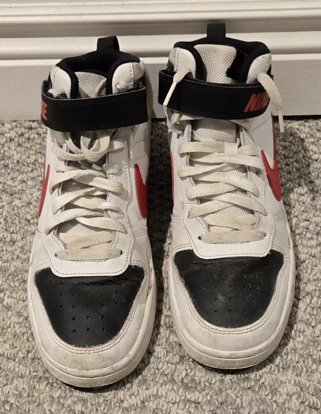 Nike Mid-Top Shoes White/Black/Red ⚽️ - photo 4