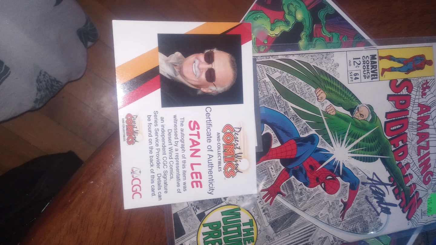 Amazing Spider-Man #64 Comic Book - Stan Lee Autographed - photo 3