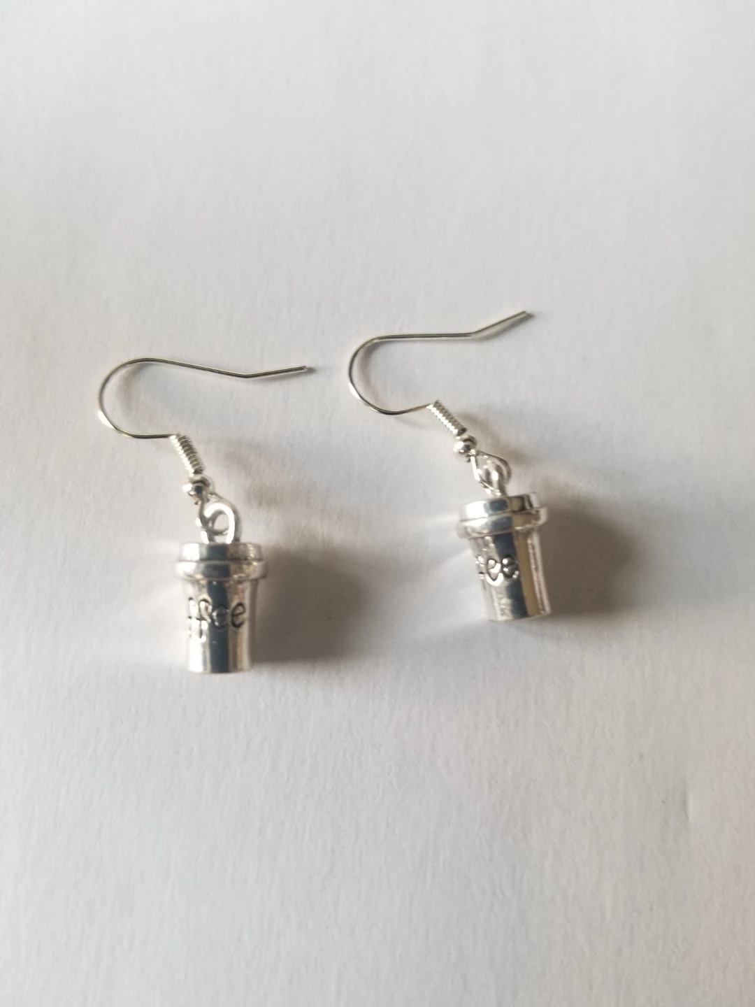 Coffee Cup Charm Necklace and Earring Set ⚽️ - photo 2