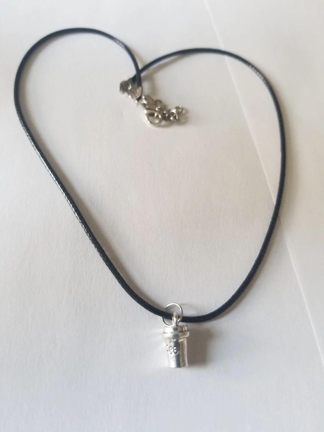 Coffee Cup Charm Necklace and Earring Set ⚽️ - photo 3
