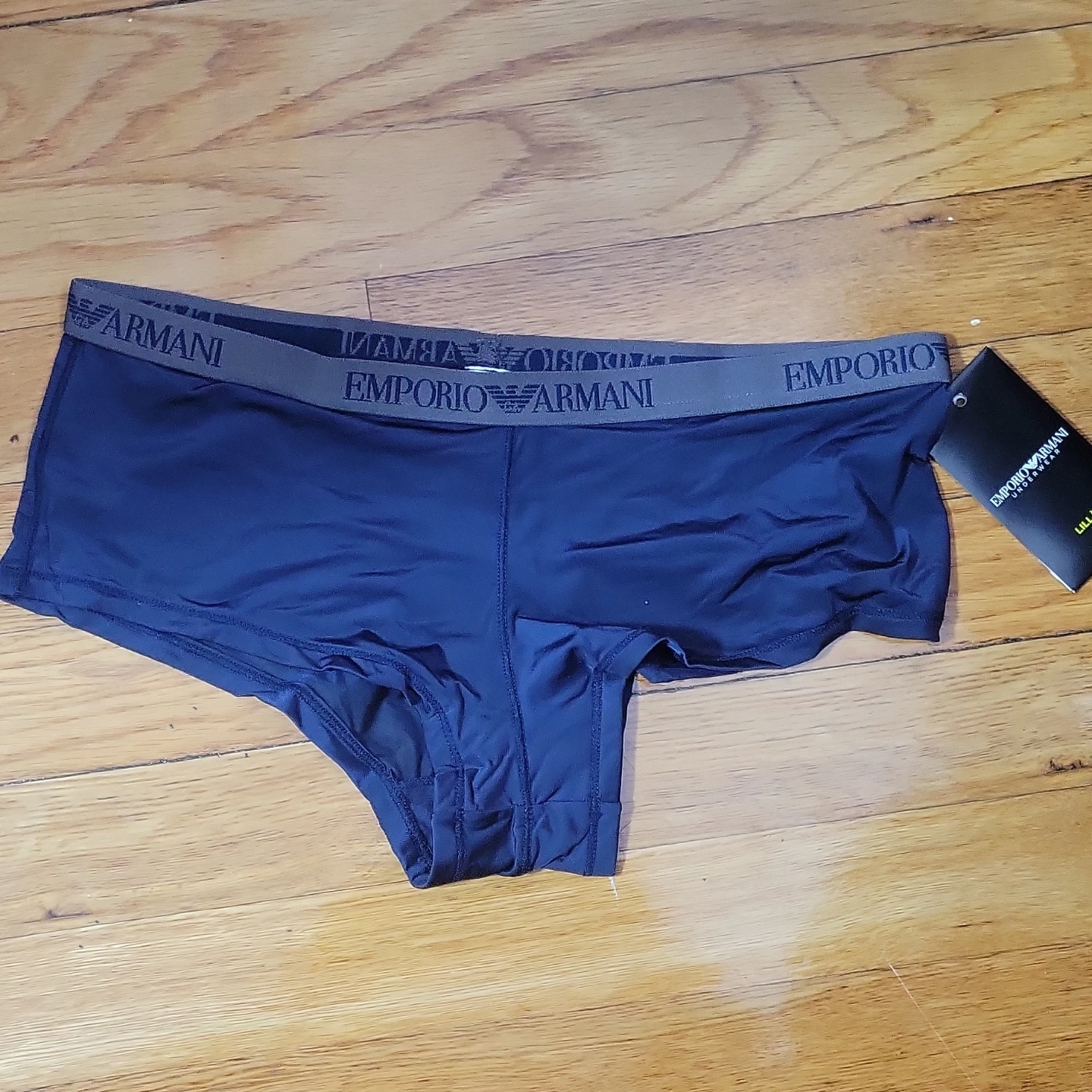 Emporio Armani Navy Blue Boy Shorts - photo 2