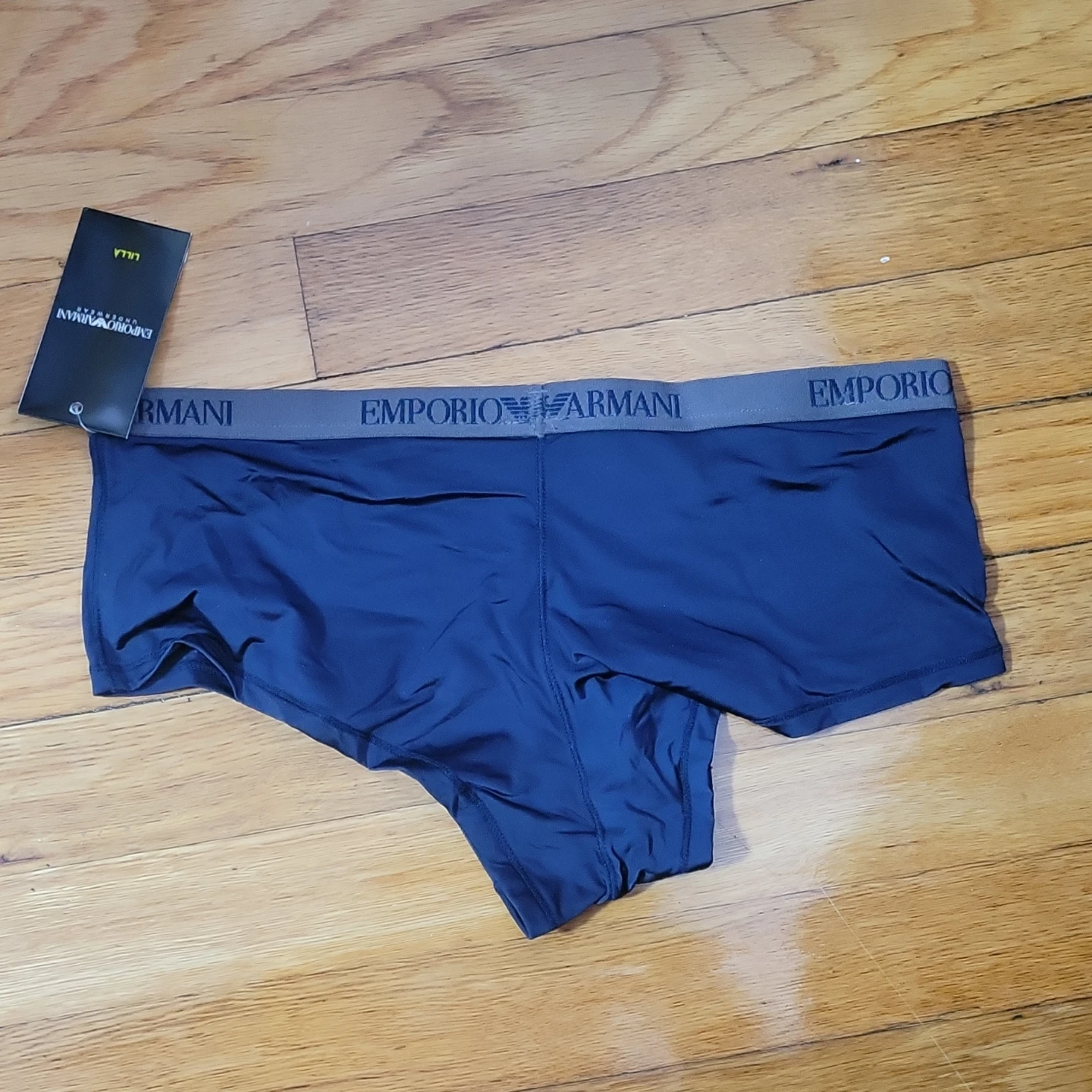 Emporio Armani Navy Blue Boy Shorts - photo 3