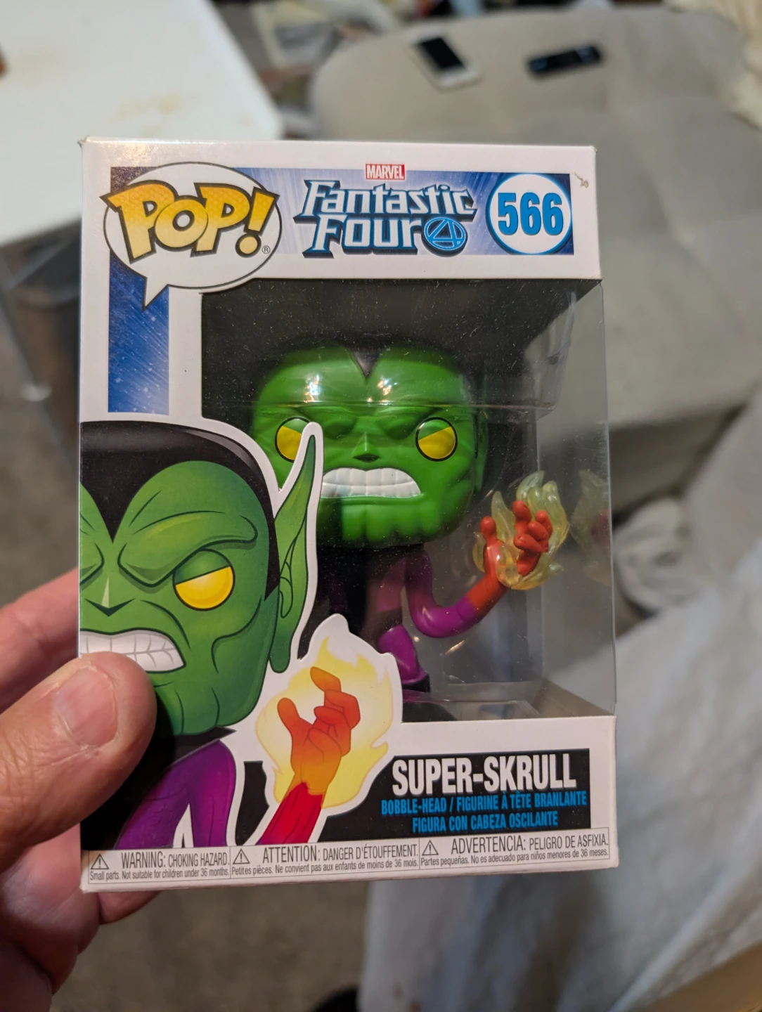Funko Pop! Marvel Fantastic Four Super-Skrull #566 Bobble-Head