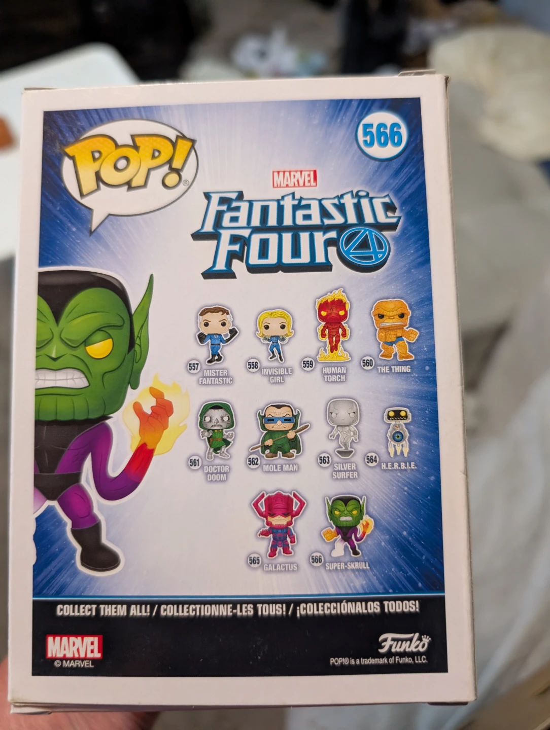 Funko Pop! Marvel Fantastic Four Super-Skrull #566 Bobble-Head - photo 2