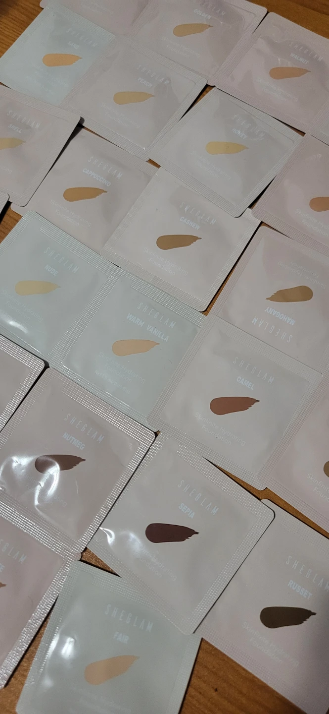 SHEGLAM Skinfinite Hydrating Foundation Sample Pack