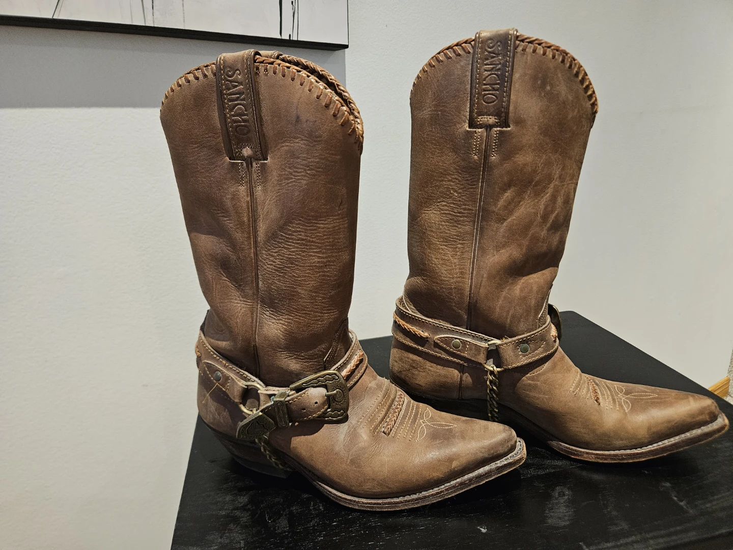 Sancho Boots Brown Leather Cowboy Boots - photo 3