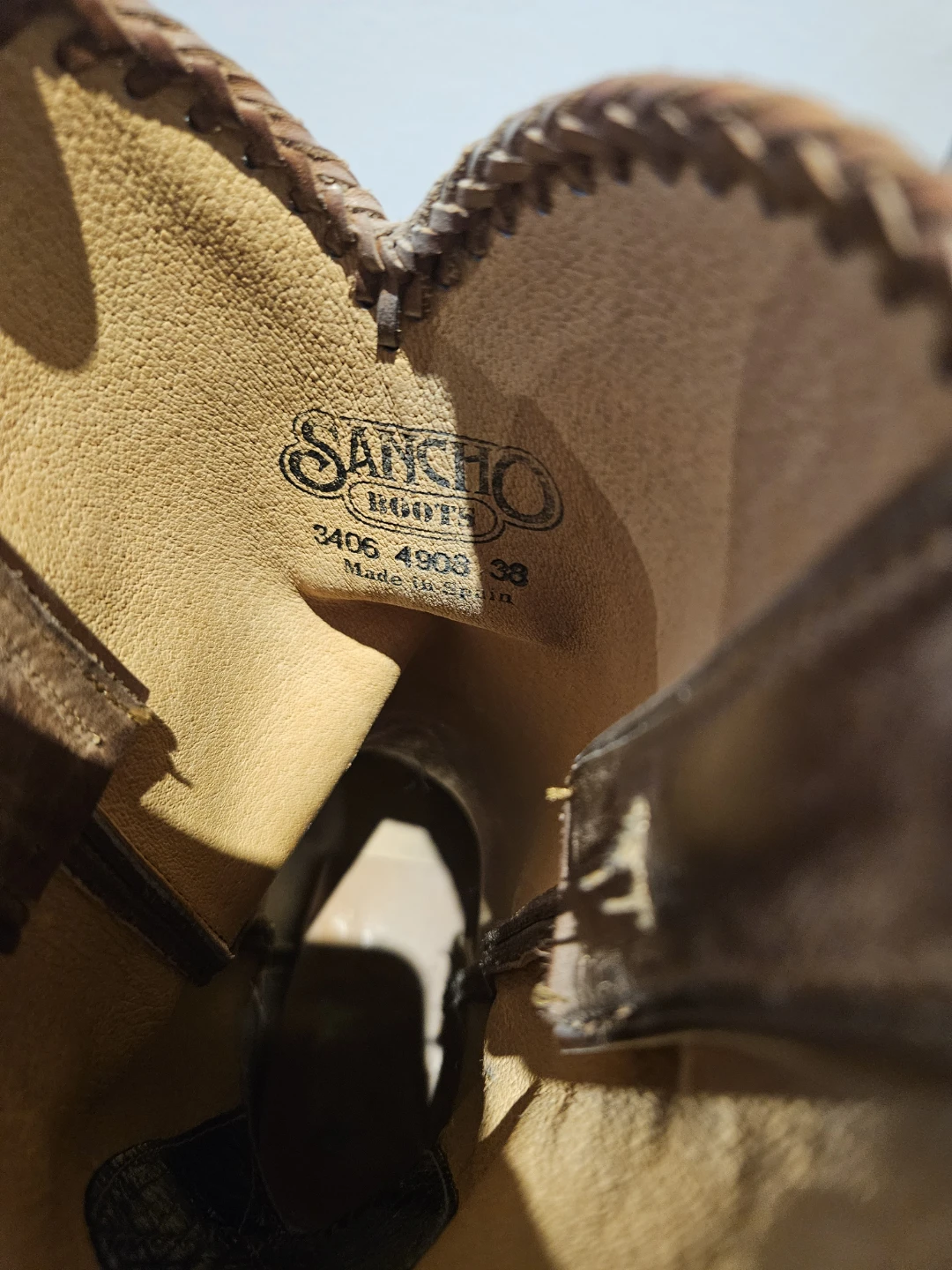 Sancho Boots Brown Leather Cowboy Boots - photo 5