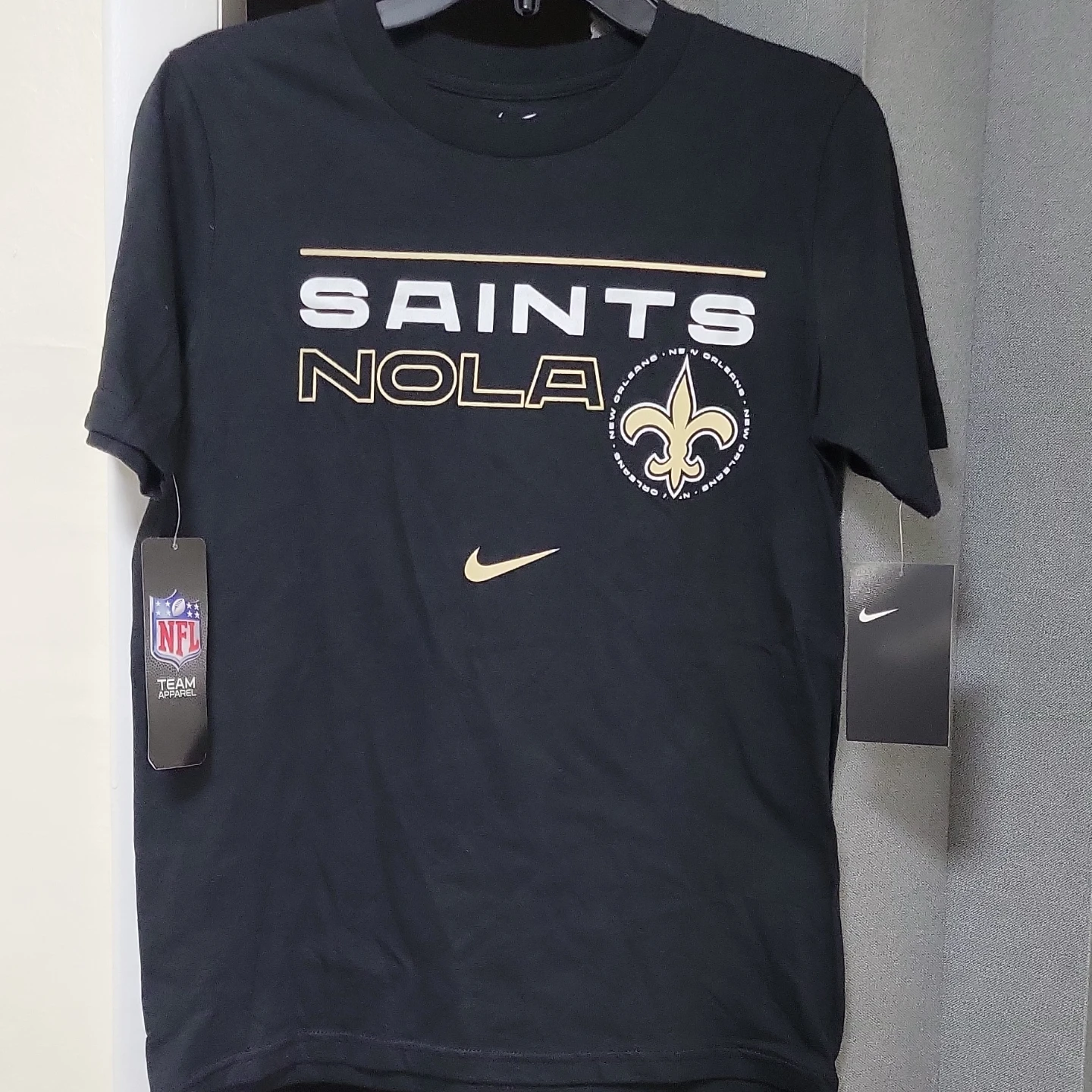 Nike New Orleans Saints NFL T-Shirt - Black, Size M