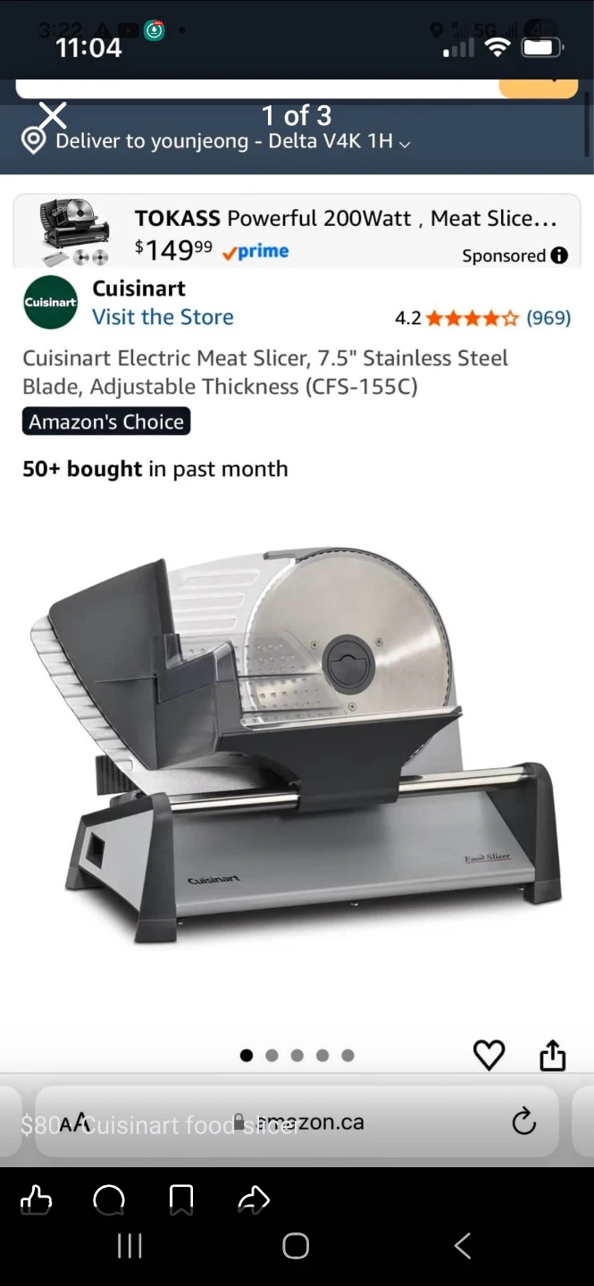 Cuisinart Food Slicer CFS-155C - photo 4