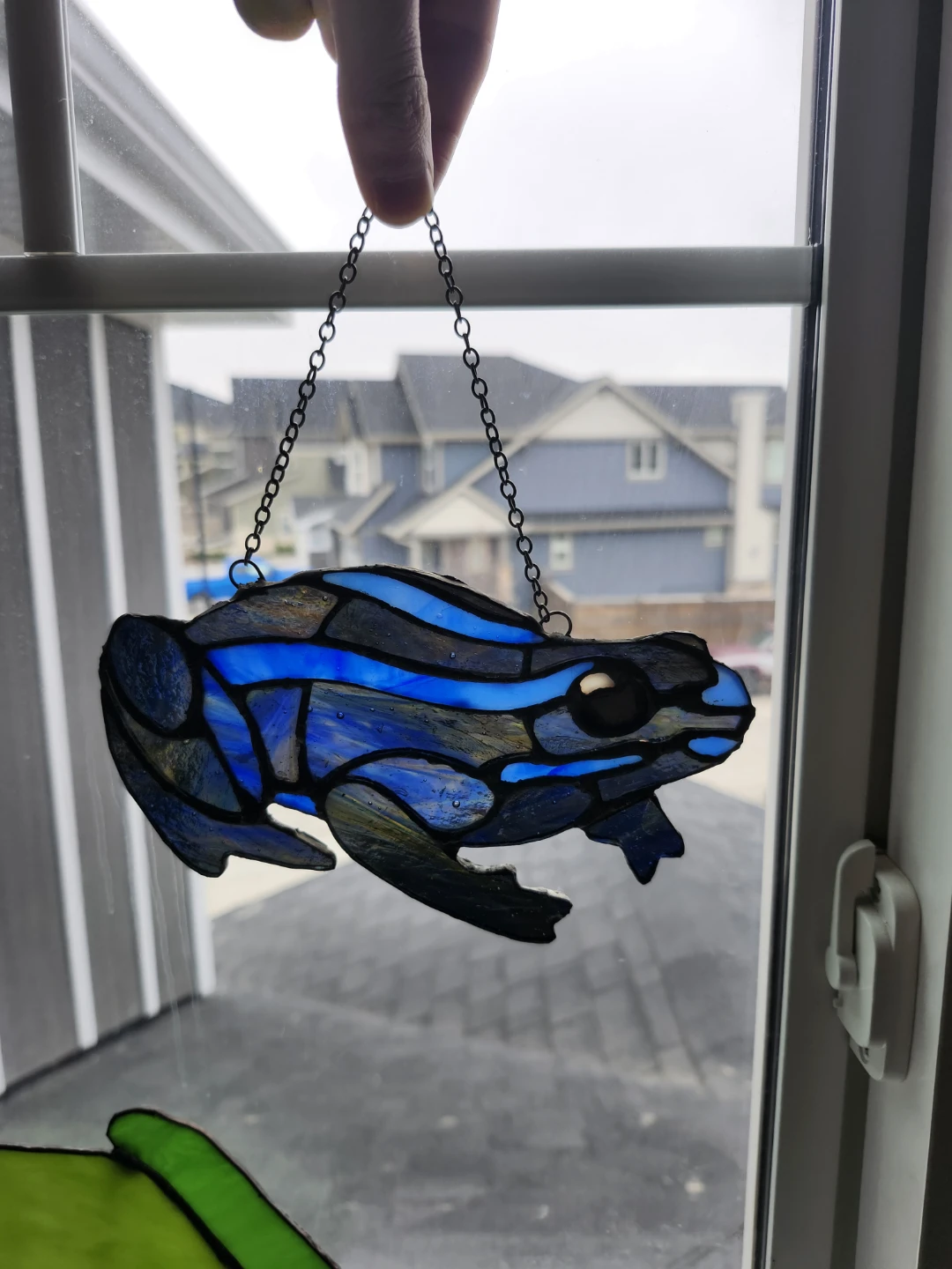 Stained Glass Frog Suncatcher - photo 2