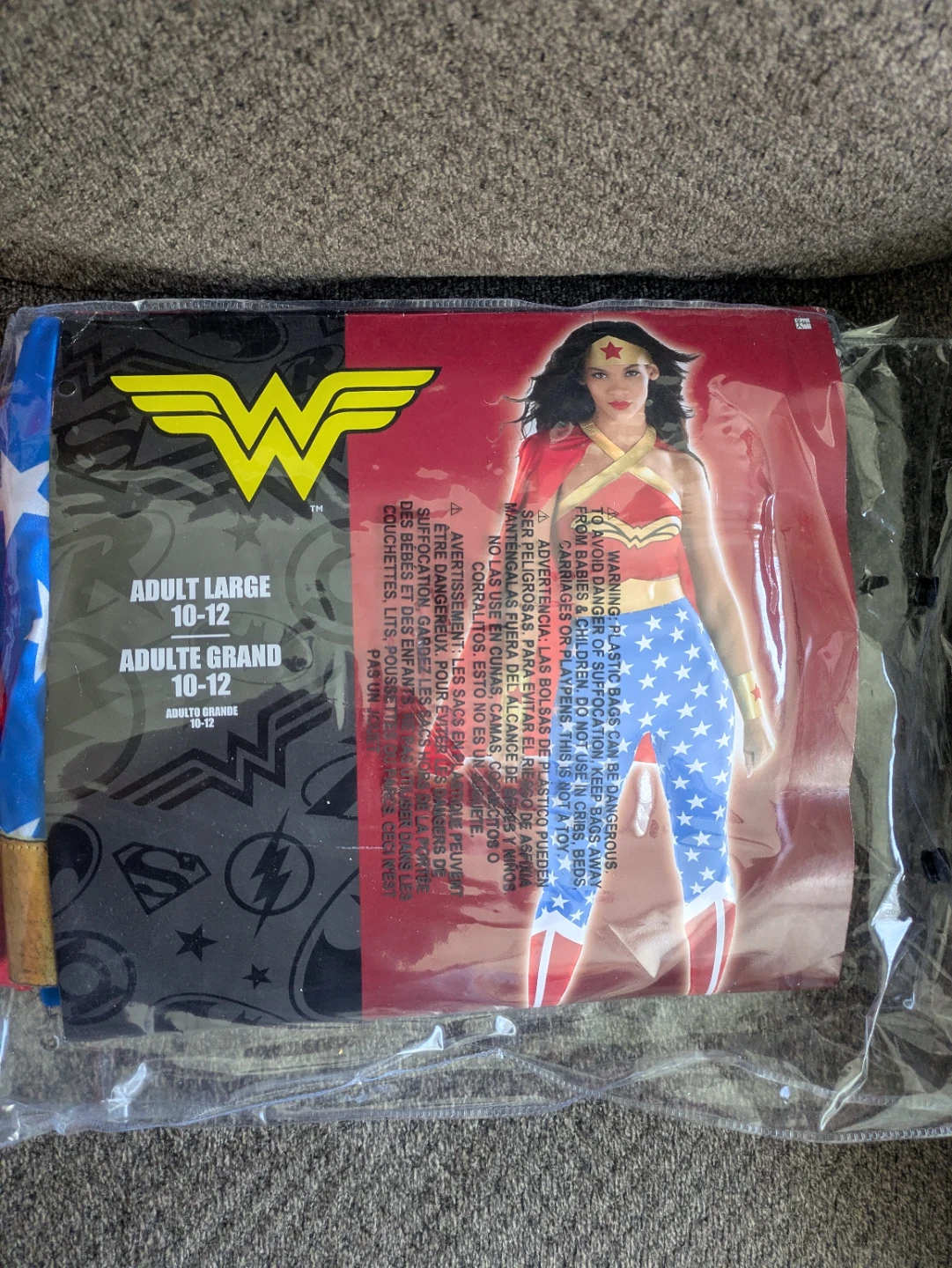 Wonder Woman Adult Costume Large 10-12