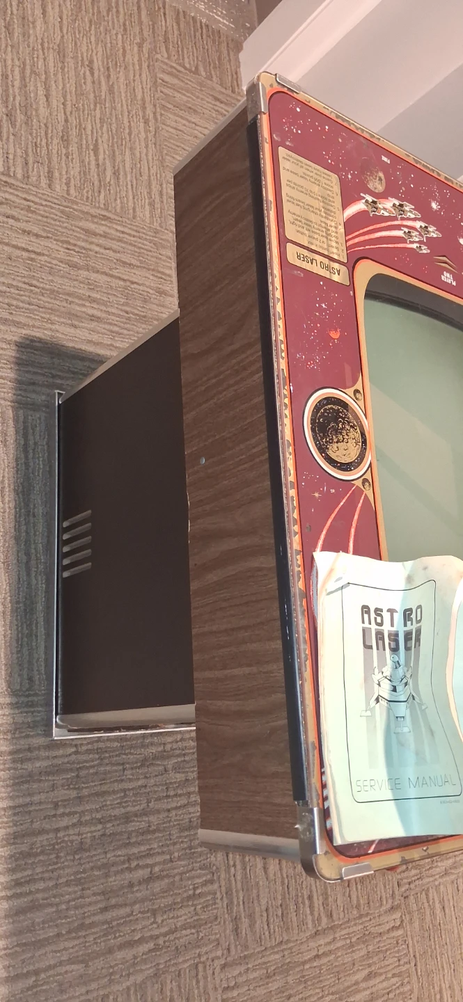 FULLY WORKING Astro Laser Arcade Game CABINET SET - photo 3