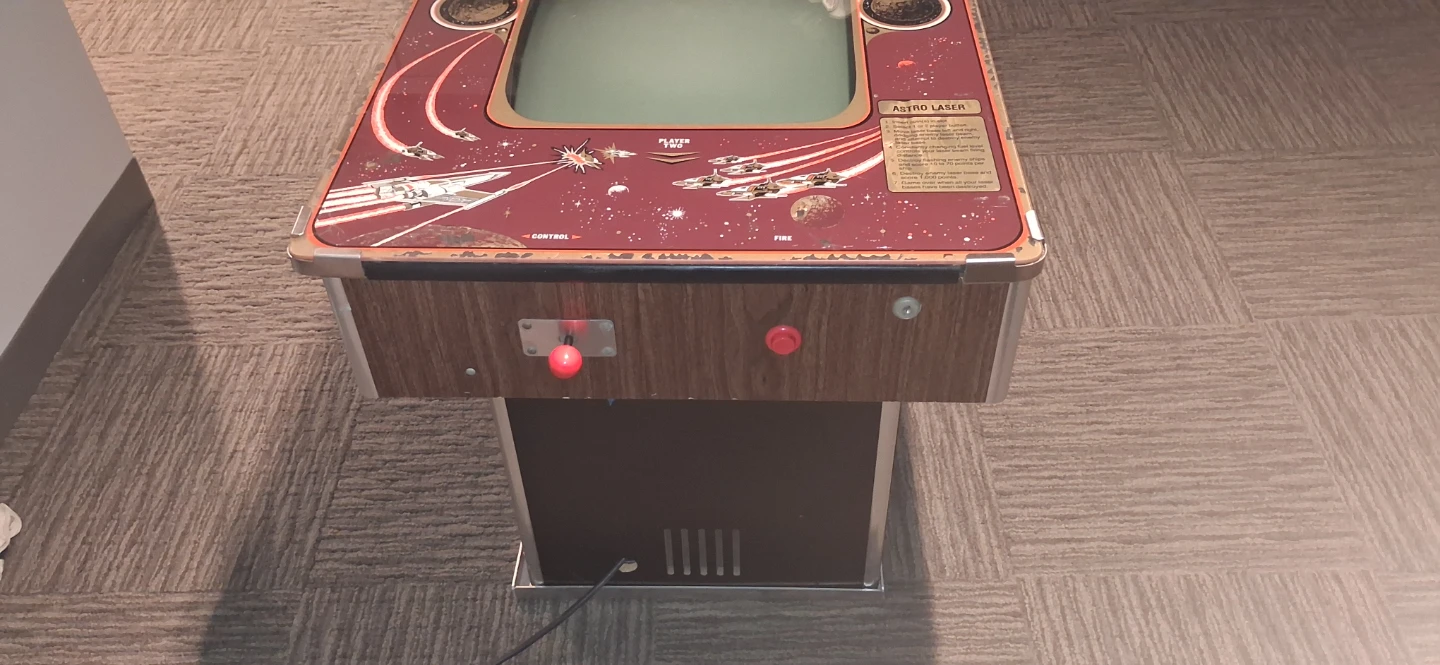FULLY WORKING Astro Laser Arcade Game CABINET SET - photo 4
