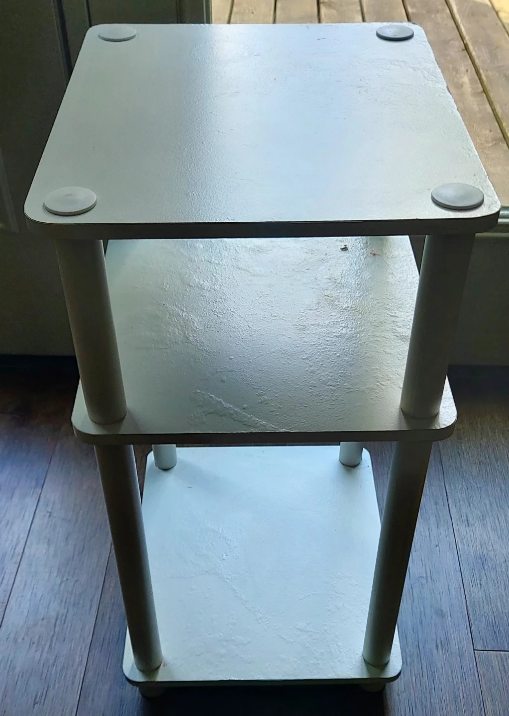 White 3-Tier Sidetable - photo 4
