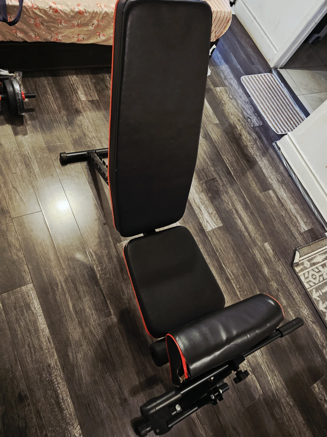 Adjustable Weight Bench with Dumbbells - photo 5