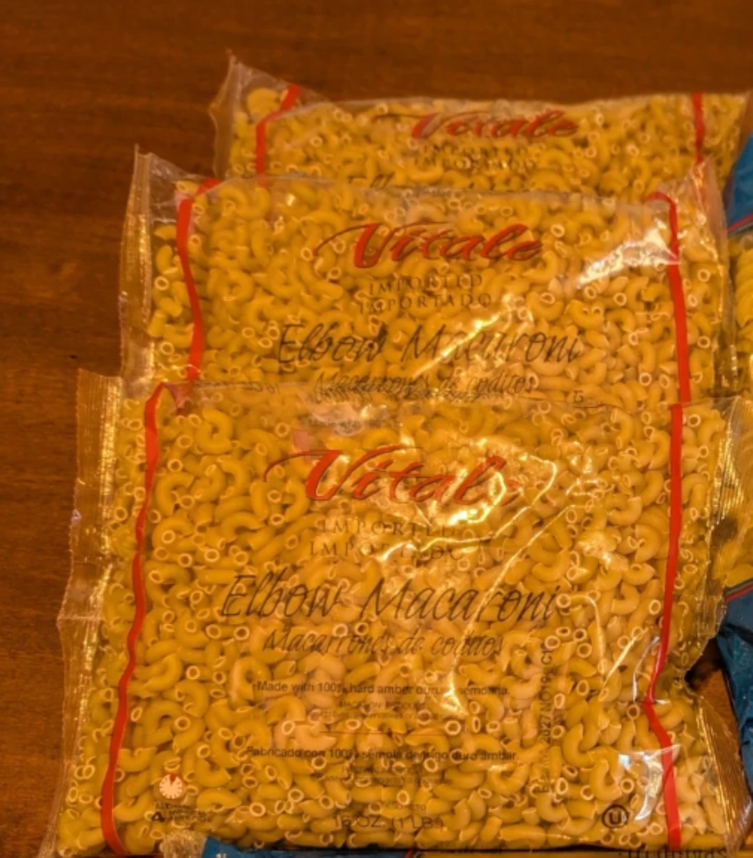 3x Vitale Elbow Macaroni